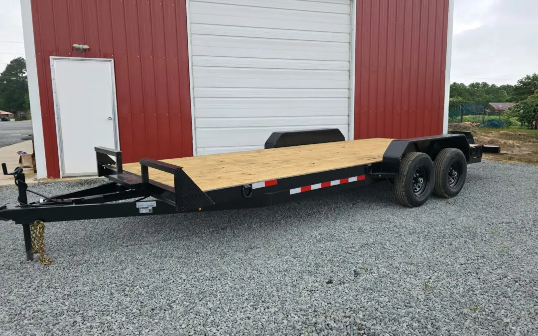 New P&T Trailers 20ft/10k GVWR Trailer with Slide-In Ramp