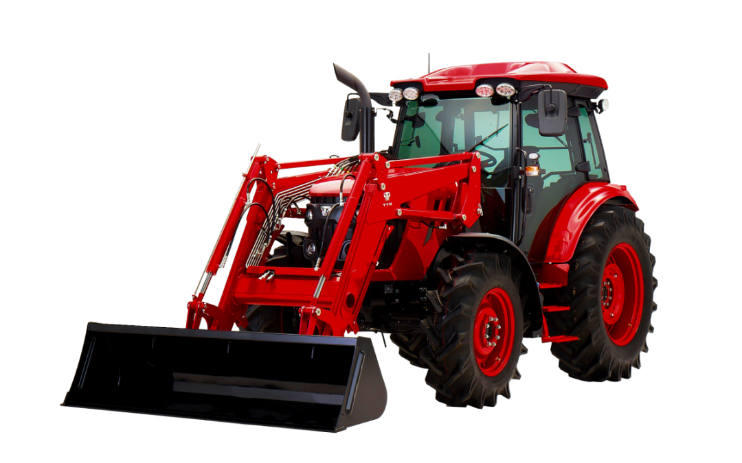 Aged TYM T115 Cab Tractor & Loader