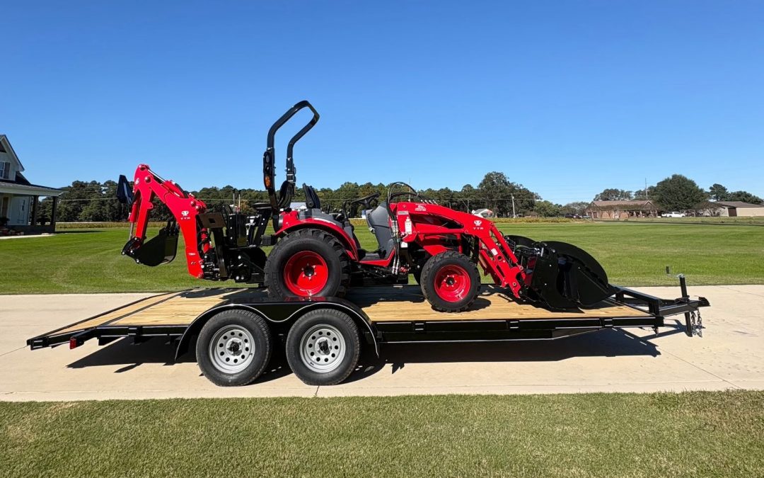 TYM T25 Tractor/Backhoe/Trailer Package