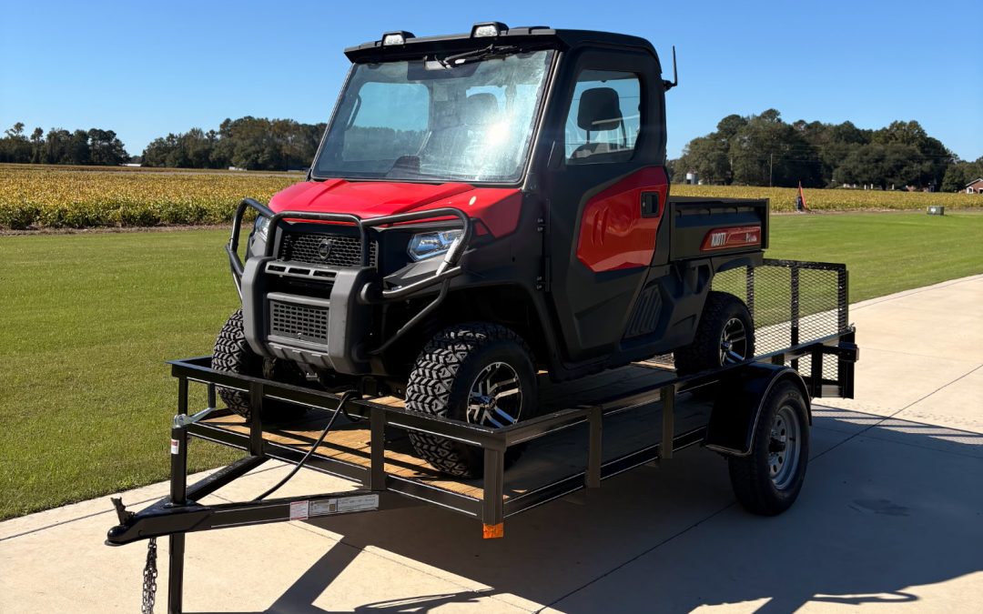 Kioti K9 Cab UTV/Trailer Package