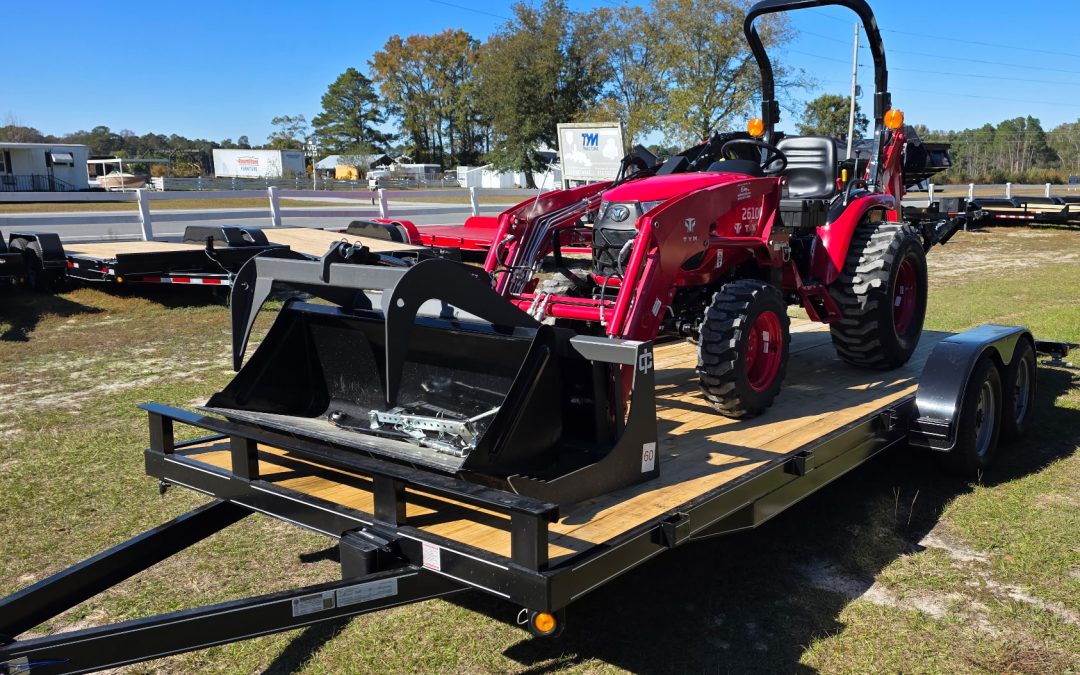 TYM 2610h Tractor/Backhoe/Trailer Package